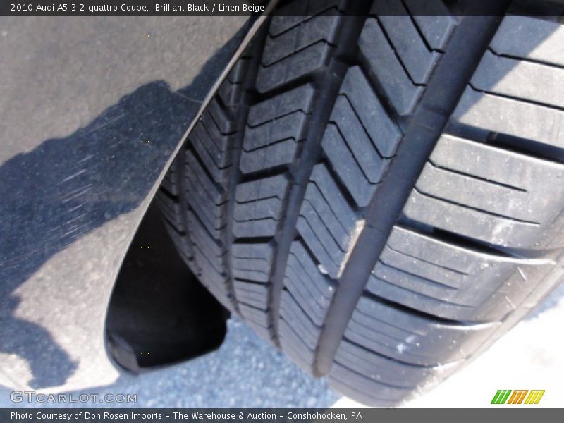 Brilliant Black / Linen Beige 2010 Audi A5 3.2 quattro Coupe