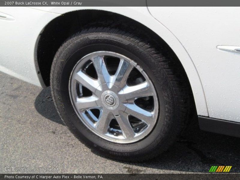 White Opal / Gray 2007 Buick LaCrosse CX