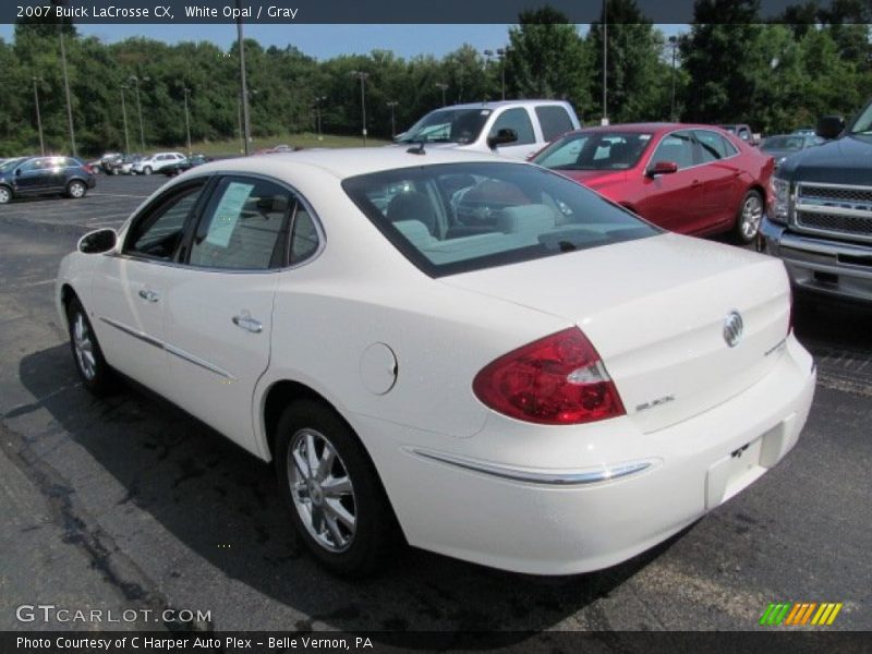 White Opal / Gray 2007 Buick LaCrosse CX