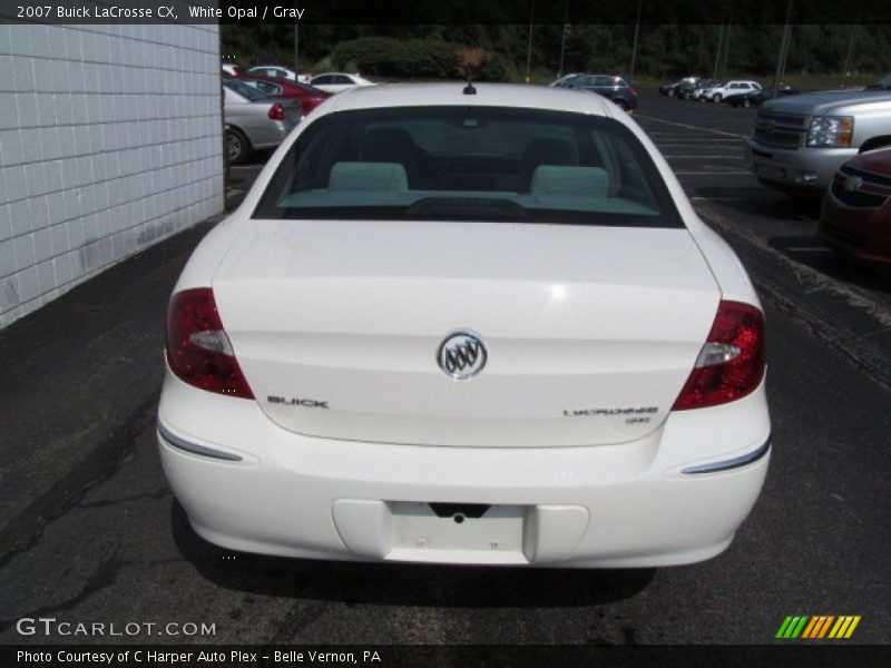 White Opal / Gray 2007 Buick LaCrosse CX
