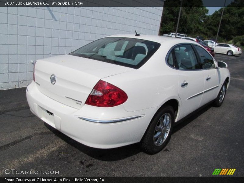White Opal / Gray 2007 Buick LaCrosse CX