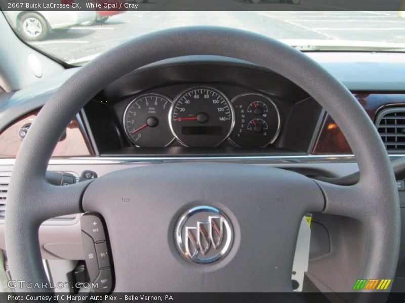 White Opal / Gray 2007 Buick LaCrosse CX