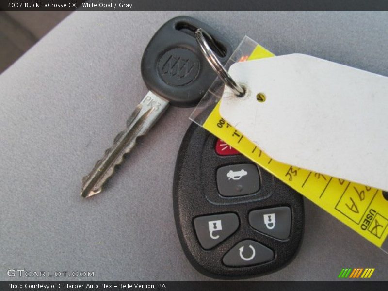 White Opal / Gray 2007 Buick LaCrosse CX