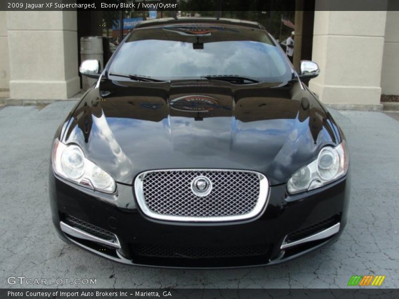 Ebony Black / Ivory/Oyster 2009 Jaguar XF Supercharged