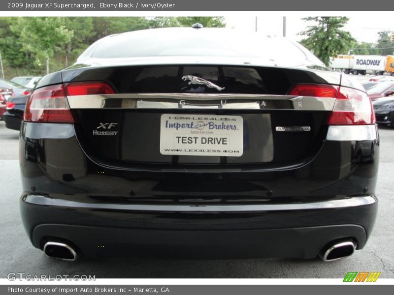 Ebony Black / Ivory/Oyster 2009 Jaguar XF Supercharged