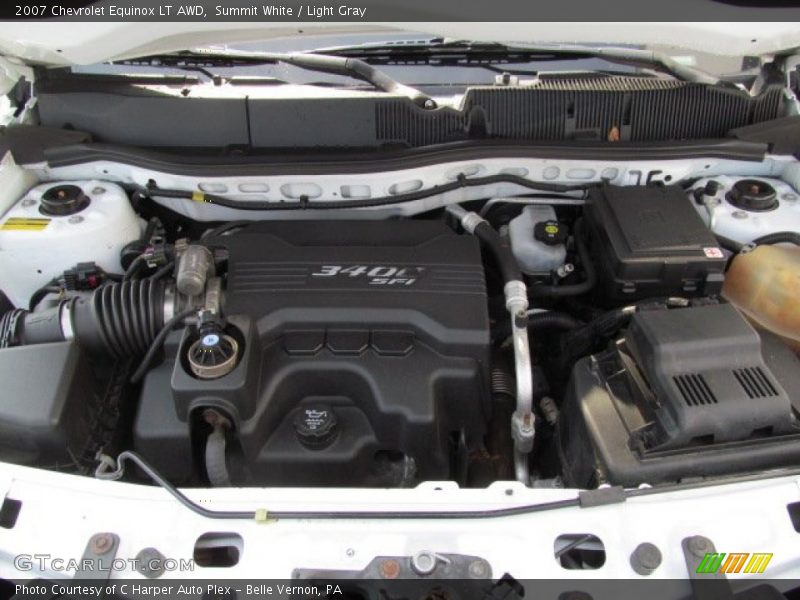 Summit White / Light Gray 2007 Chevrolet Equinox LT AWD