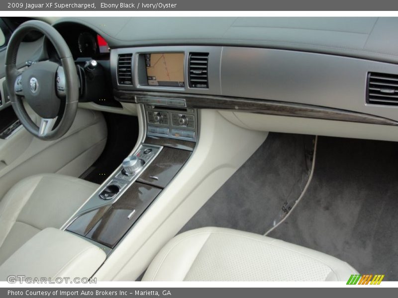 Ebony Black / Ivory/Oyster 2009 Jaguar XF Supercharged