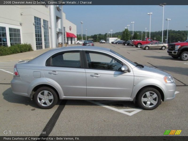 Cosmic Silver Metallic / Charcoal 2008 Chevrolet Aveo LS Sedan