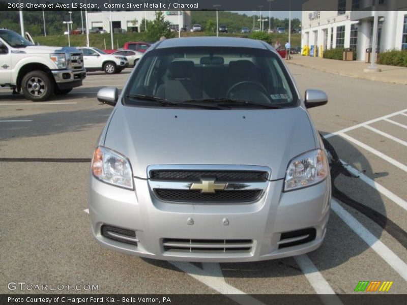 Cosmic Silver Metallic / Charcoal 2008 Chevrolet Aveo LS Sedan