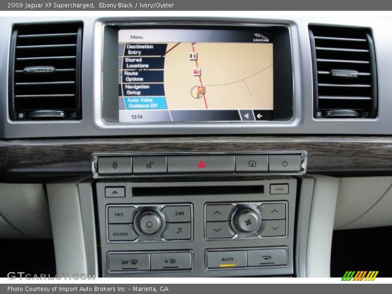 Ebony Black / Ivory/Oyster 2009 Jaguar XF Supercharged