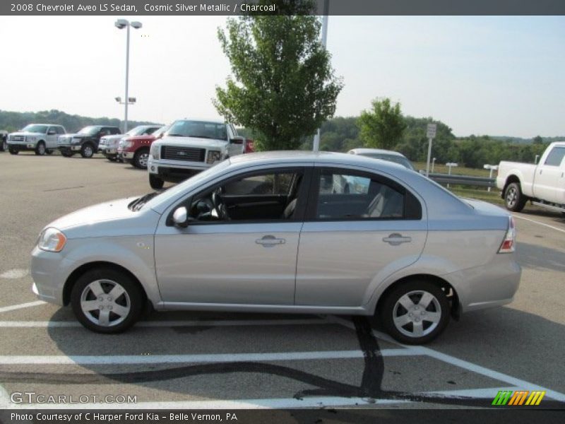 Cosmic Silver Metallic / Charcoal 2008 Chevrolet Aveo LS Sedan