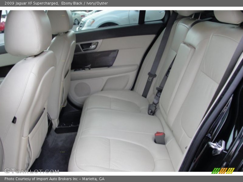 Ebony Black / Ivory/Oyster 2009 Jaguar XF Supercharged