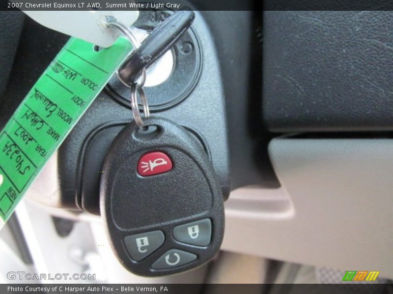 Summit White / Light Gray 2007 Chevrolet Equinox LT AWD