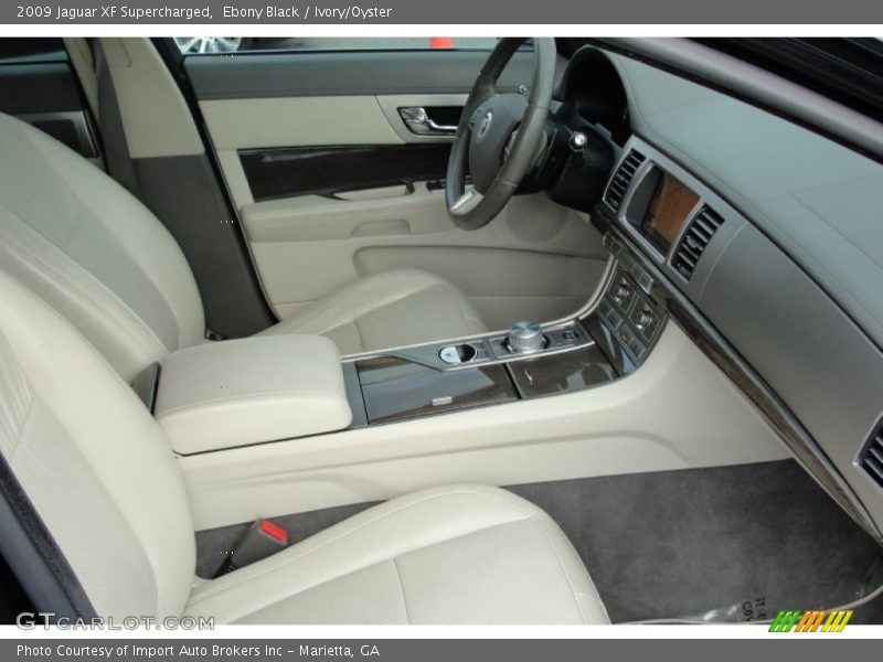 Ebony Black / Ivory/Oyster 2009 Jaguar XF Supercharged