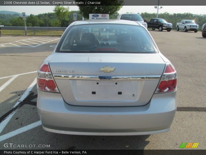Cosmic Silver Metallic / Charcoal 2008 Chevrolet Aveo LS Sedan