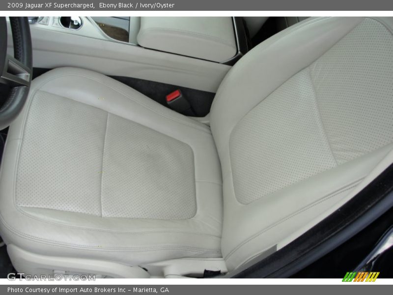 Ebony Black / Ivory/Oyster 2009 Jaguar XF Supercharged