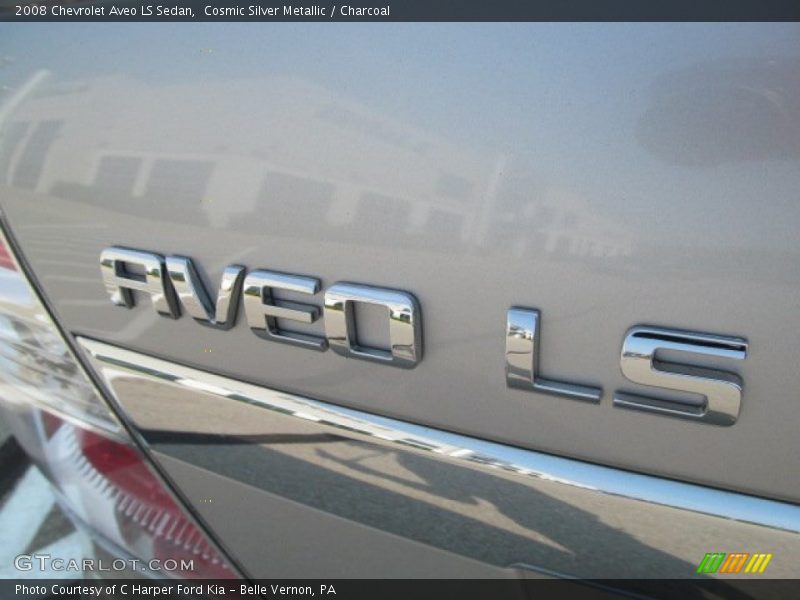 Cosmic Silver Metallic / Charcoal 2008 Chevrolet Aveo LS Sedan
