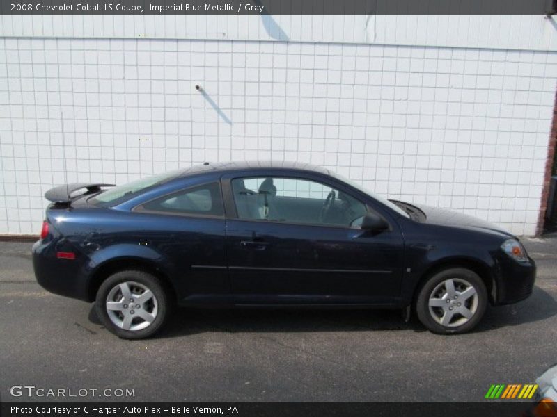 Imperial Blue Metallic / Gray 2008 Chevrolet Cobalt LS Coupe