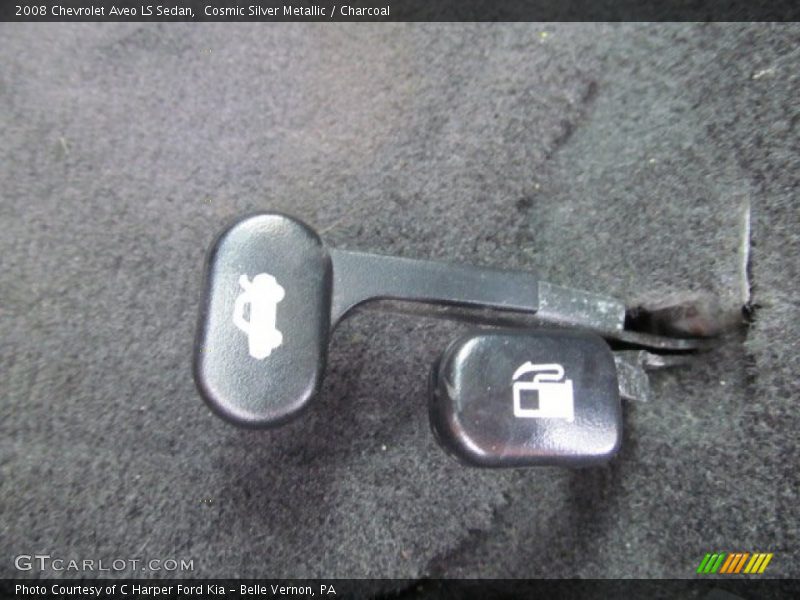 Cosmic Silver Metallic / Charcoal 2008 Chevrolet Aveo LS Sedan
