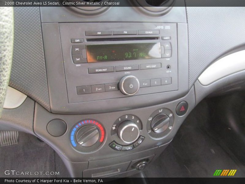 Cosmic Silver Metallic / Charcoal 2008 Chevrolet Aveo LS Sedan