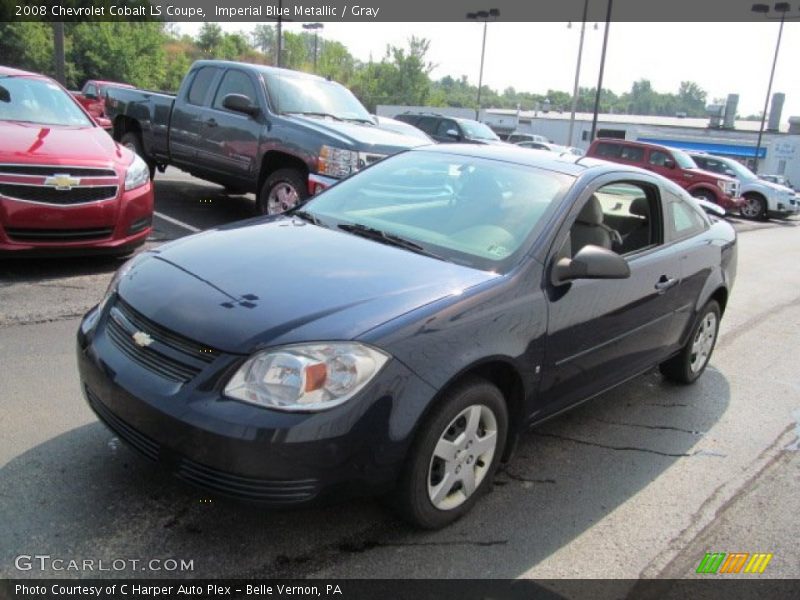 Imperial Blue Metallic / Gray 2008 Chevrolet Cobalt LS Coupe