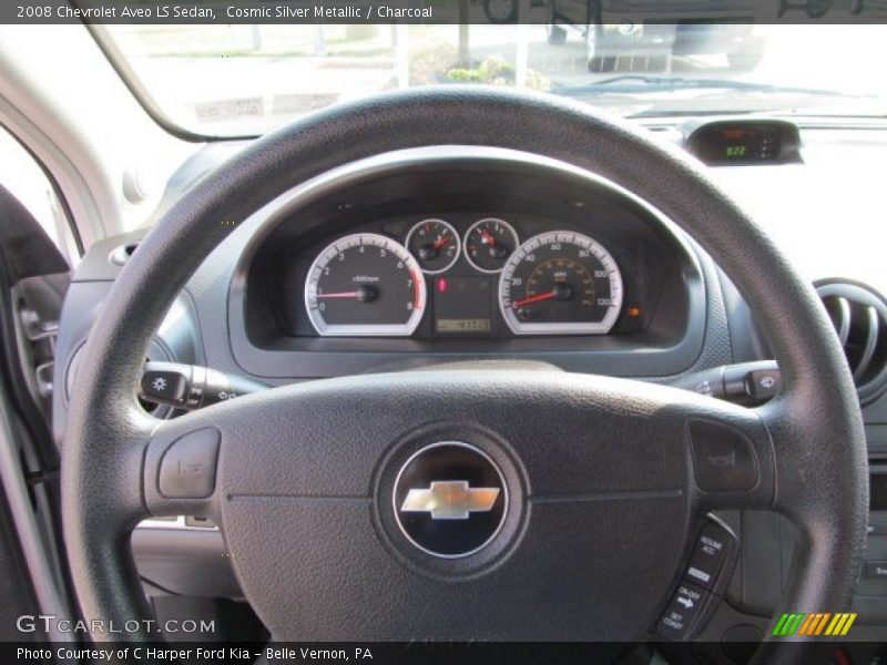 Cosmic Silver Metallic / Charcoal 2008 Chevrolet Aveo LS Sedan