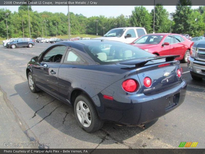 Imperial Blue Metallic / Gray 2008 Chevrolet Cobalt LS Coupe