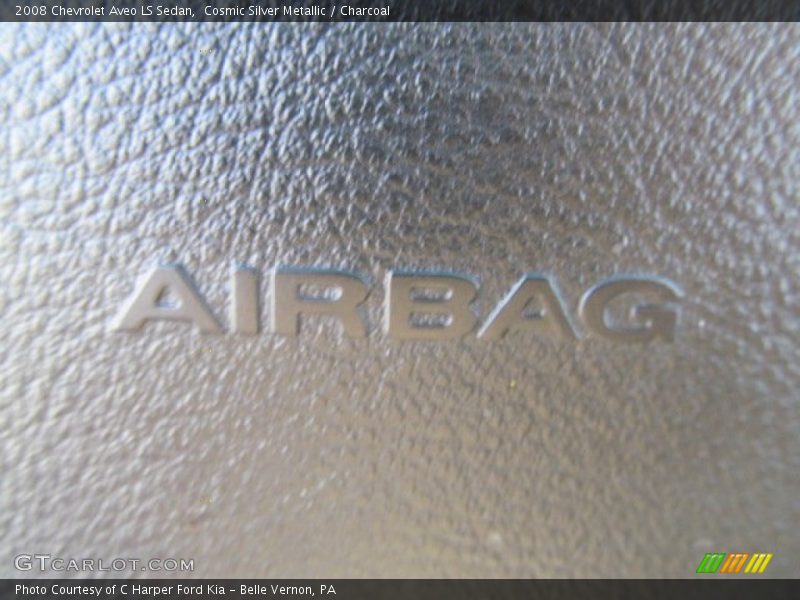 Cosmic Silver Metallic / Charcoal 2008 Chevrolet Aveo LS Sedan