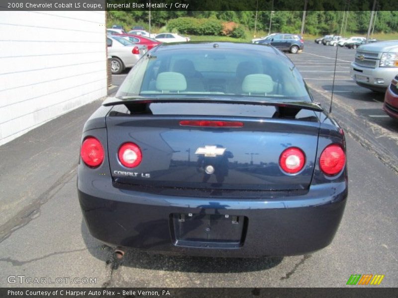 Imperial Blue Metallic / Gray 2008 Chevrolet Cobalt LS Coupe