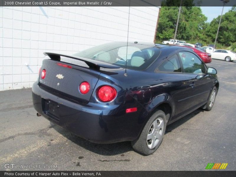 Imperial Blue Metallic / Gray 2008 Chevrolet Cobalt LS Coupe