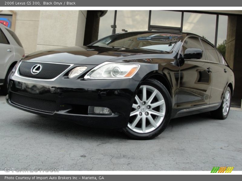 Black Onyx / Black 2006 Lexus GS 300