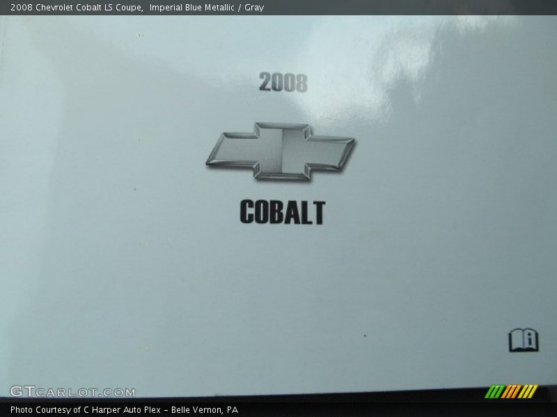 Imperial Blue Metallic / Gray 2008 Chevrolet Cobalt LS Coupe