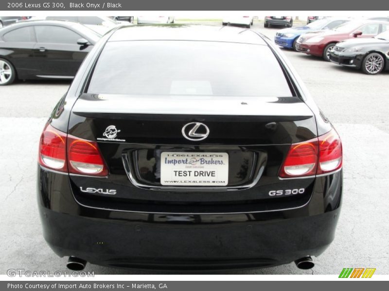 Black Onyx / Black 2006 Lexus GS 300