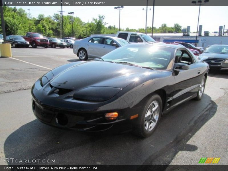 Black / Dark Pewter 1998 Pontiac Firebird Trans Am Coupe