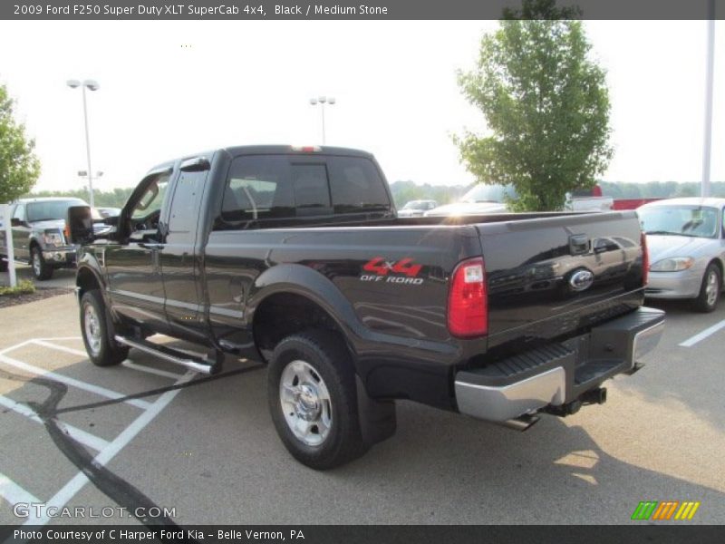 Black / Medium Stone 2009 Ford F250 Super Duty XLT SuperCab 4x4