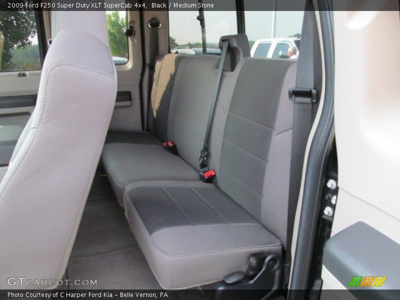 Black / Medium Stone 2009 Ford F250 Super Duty XLT SuperCab 4x4