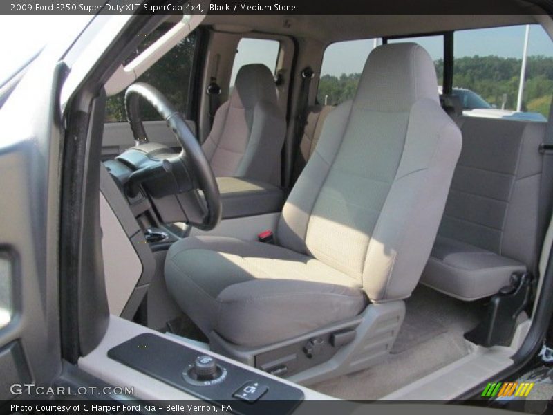 Black / Medium Stone 2009 Ford F250 Super Duty XLT SuperCab 4x4