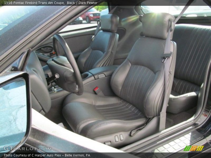 Dark Pewter Interior - 1998 Firebird Trans Am Coupe 