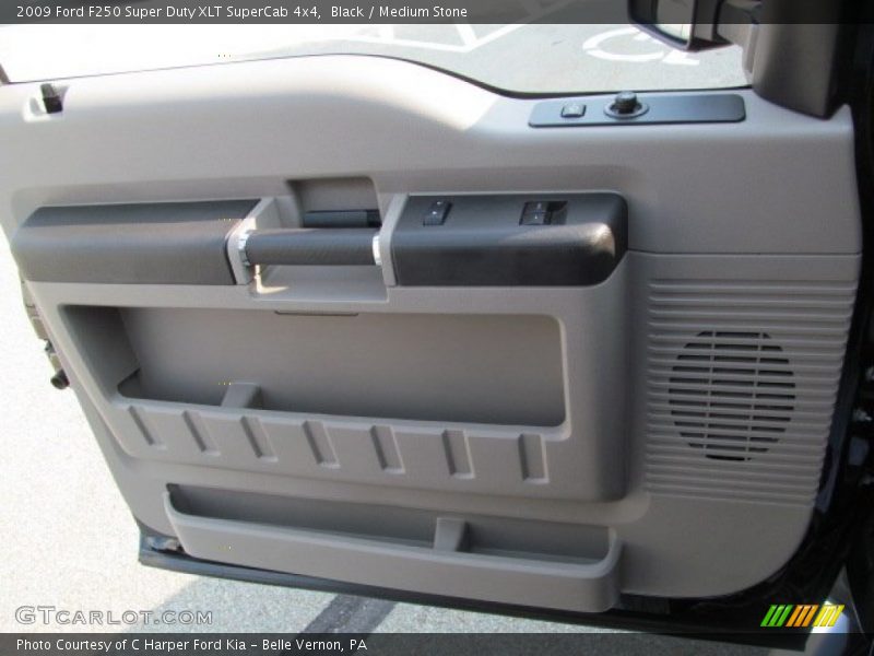Black / Medium Stone 2009 Ford F250 Super Duty XLT SuperCab 4x4