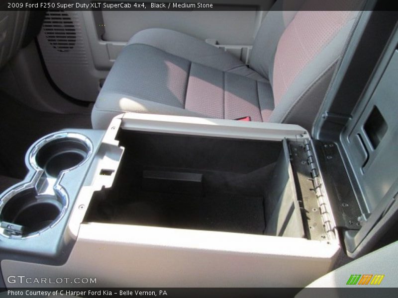Black / Medium Stone 2009 Ford F250 Super Duty XLT SuperCab 4x4