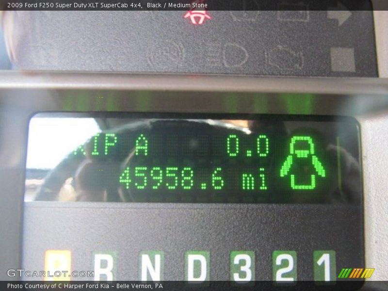 Black / Medium Stone 2009 Ford F250 Super Duty XLT SuperCab 4x4