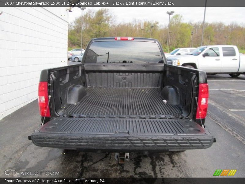 Black / Light Titanium/Ebony Black 2007 Chevrolet Silverado 1500 LT Z71 Extended Cab 4x4