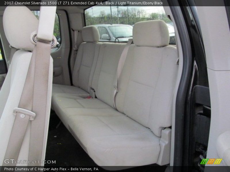 Black / Light Titanium/Ebony Black 2007 Chevrolet Silverado 1500 LT Z71 Extended Cab 4x4