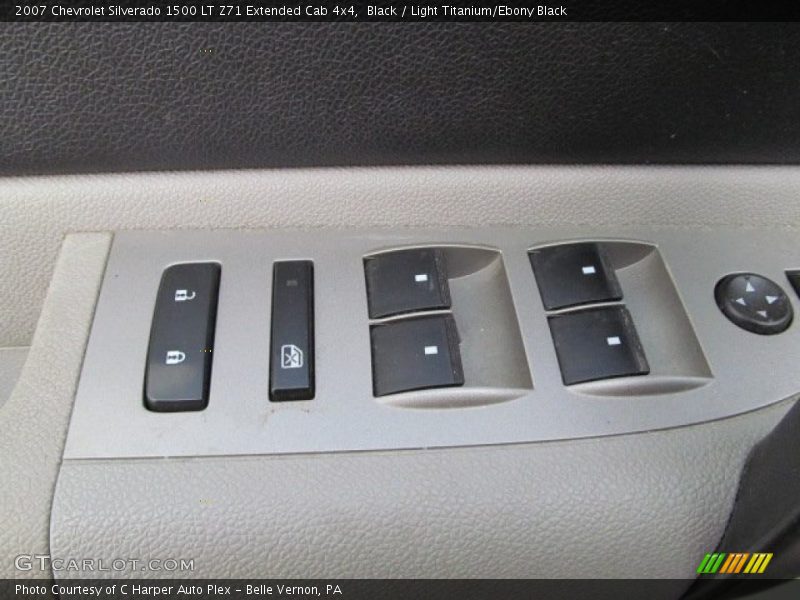 Black / Light Titanium/Ebony Black 2007 Chevrolet Silverado 1500 LT Z71 Extended Cab 4x4