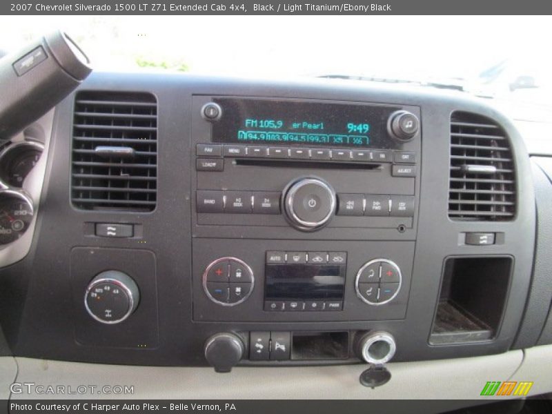 Black / Light Titanium/Ebony Black 2007 Chevrolet Silverado 1500 LT Z71 Extended Cab 4x4