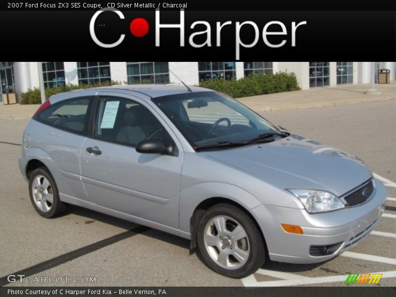 CD Silver Metallic / Charcoal 2007 Ford Focus ZX3 SES Coupe