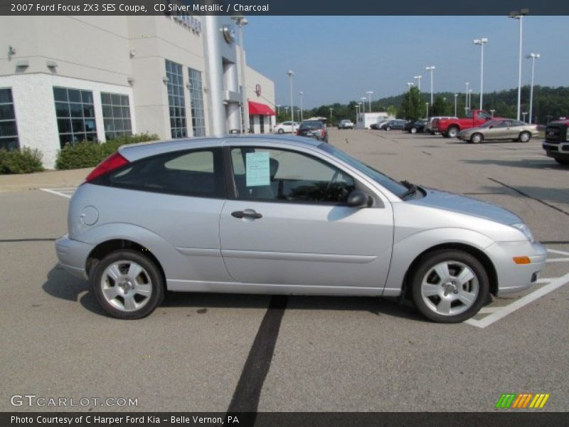 CD Silver Metallic / Charcoal 2007 Ford Focus ZX3 SES Coupe