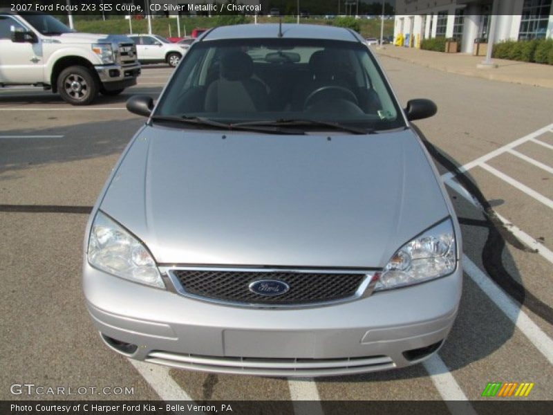 CD Silver Metallic / Charcoal 2007 Ford Focus ZX3 SES Coupe