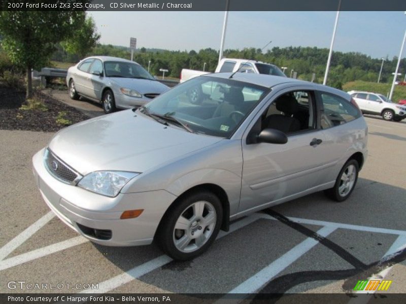 CD Silver Metallic / Charcoal 2007 Ford Focus ZX3 SES Coupe