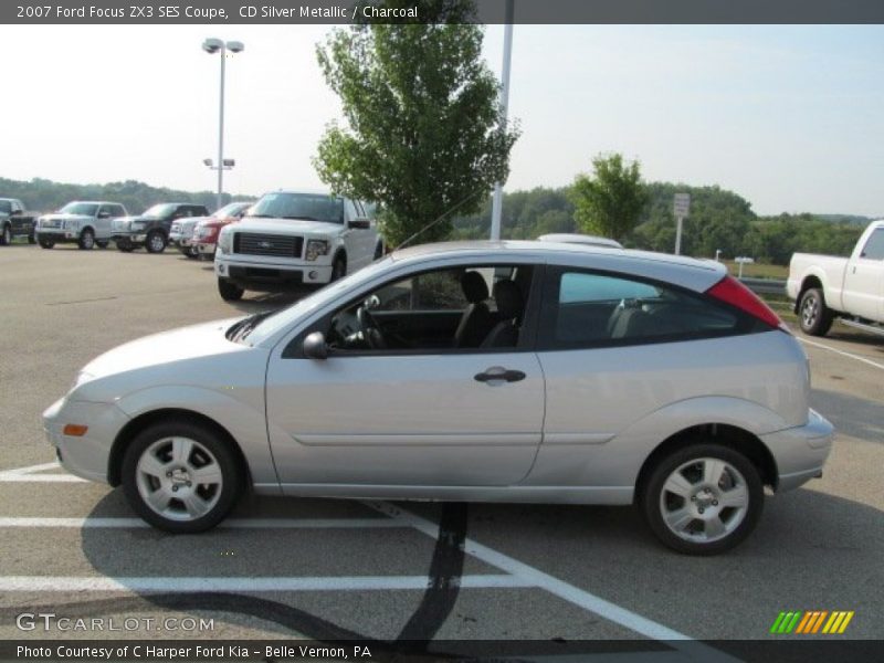 CD Silver Metallic / Charcoal 2007 Ford Focus ZX3 SES Coupe